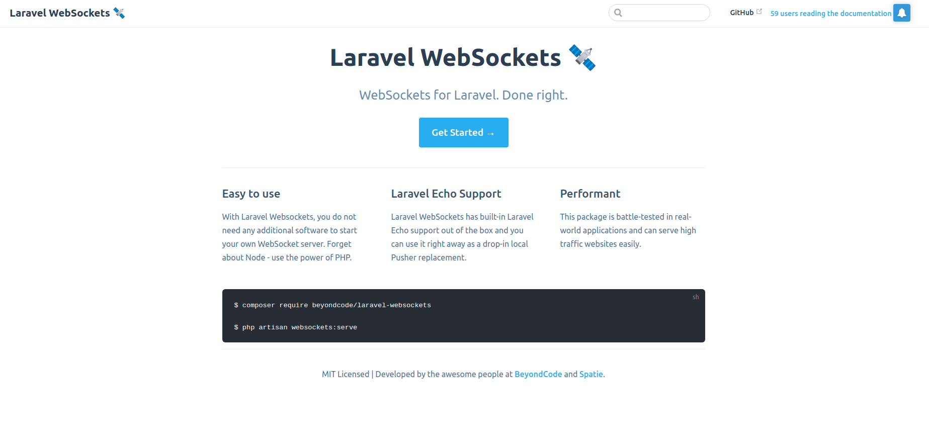 Laravel WebSockets 