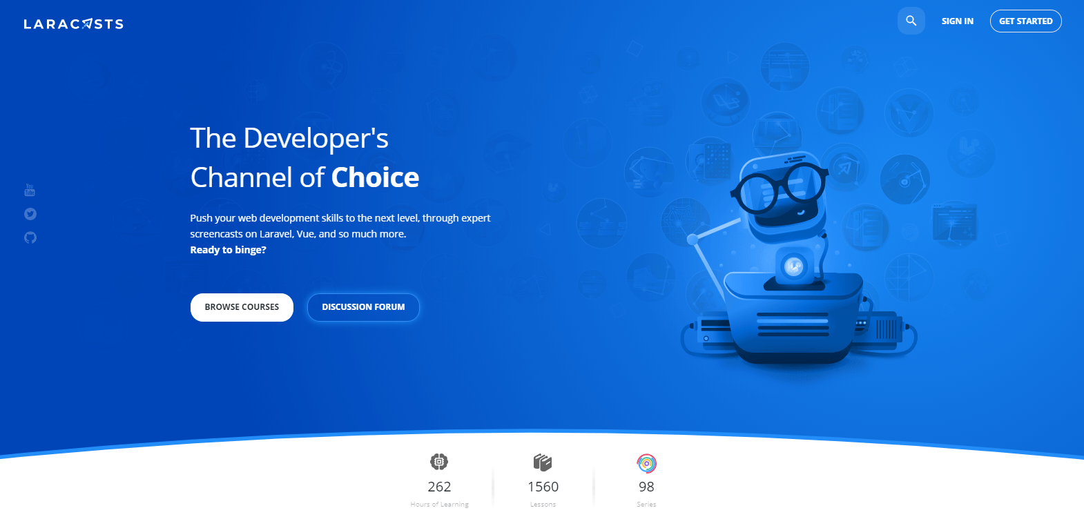 Laracasts main page