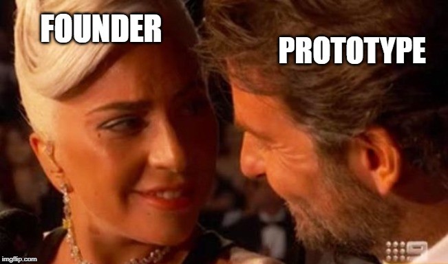 Founder vs prototype meme