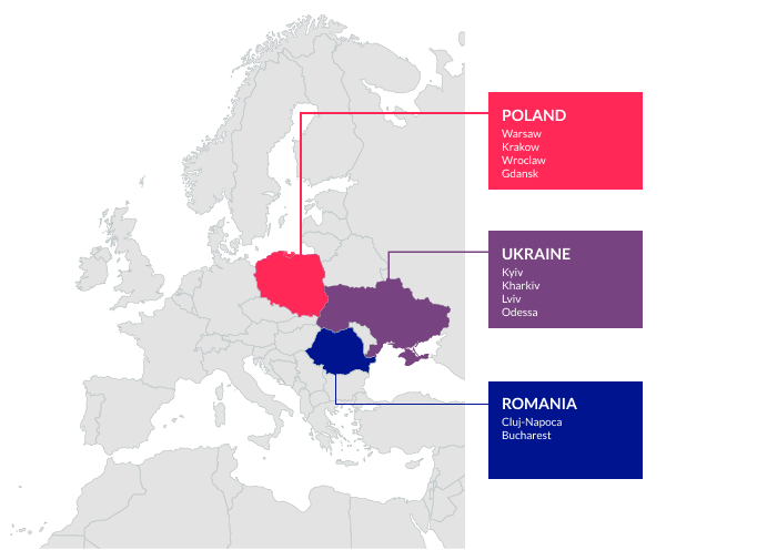 Overivew of outsource web development companies in Eastern Europe.