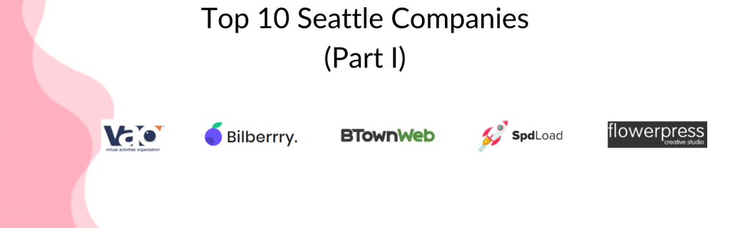 The picture shows the top 10 tech startups in Seattle