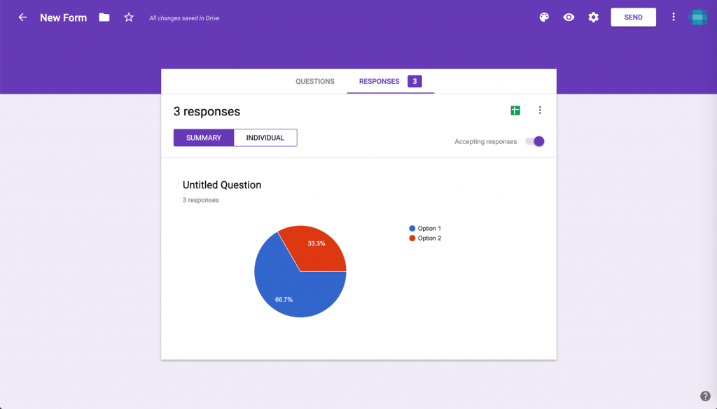 The picture shows an interview tool for your startup, namely Google Forms