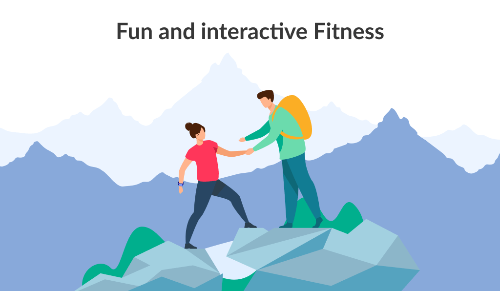 Fun and interactive application is also a good fitness app ideas