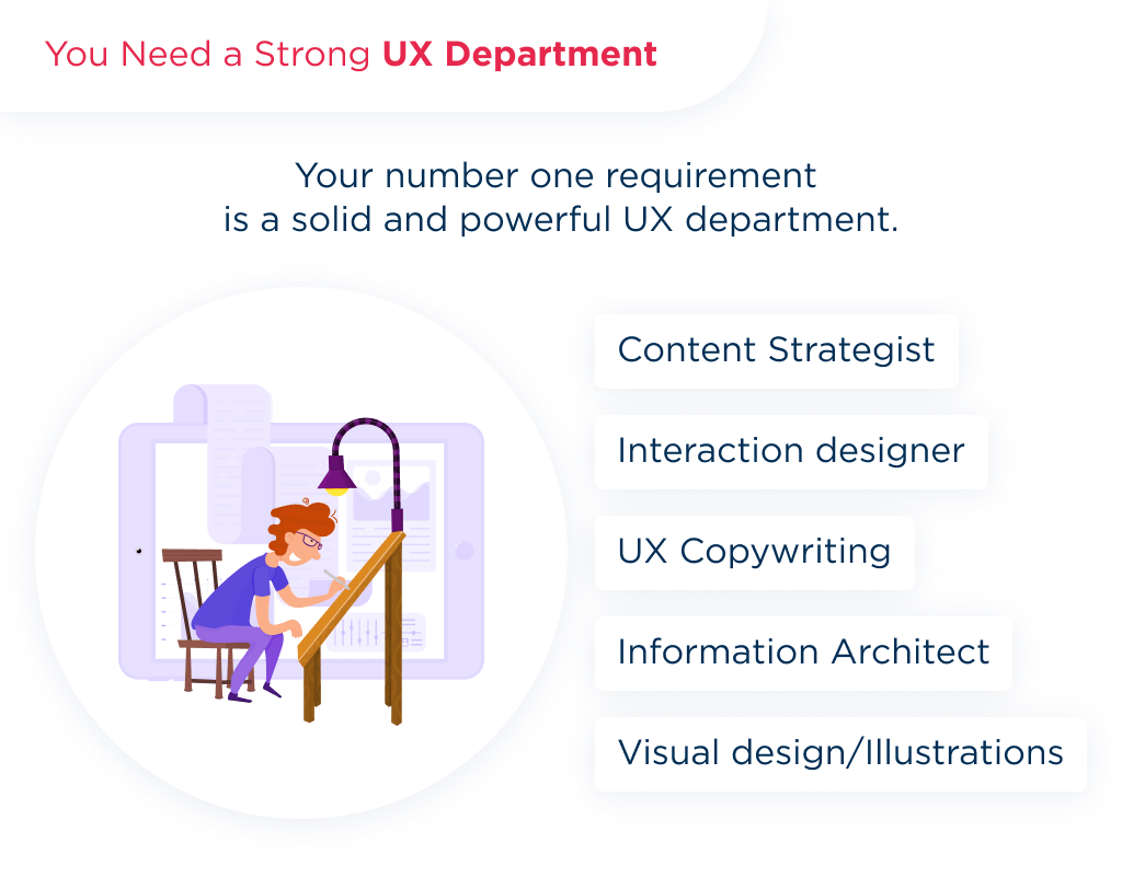 When you are looking for how to choose a website design company pay attention to UX department first