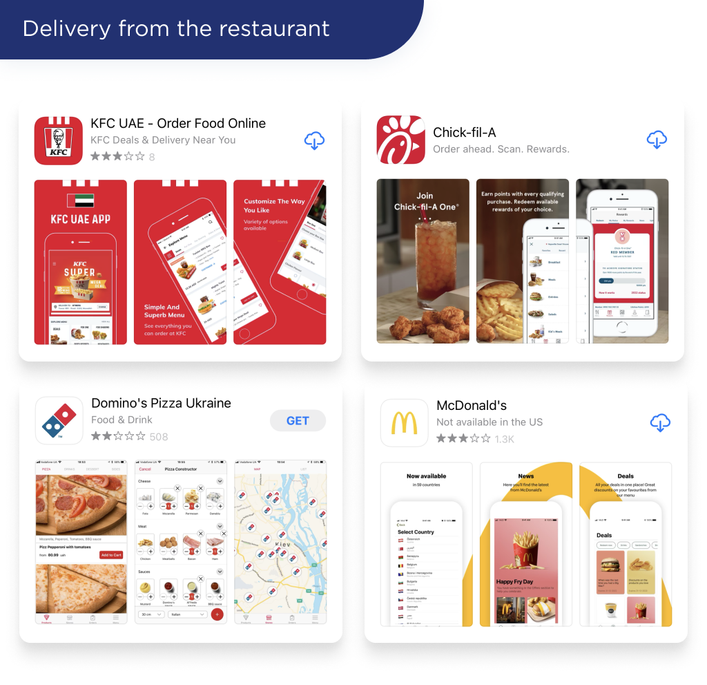 Delivery from the restaurant is one of the key food delivery trends in 2021