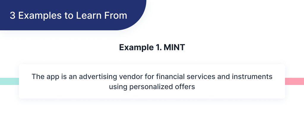 Here you can find an example of successful FinTech startup Mint and what you could learn from it to start your own FinTech app