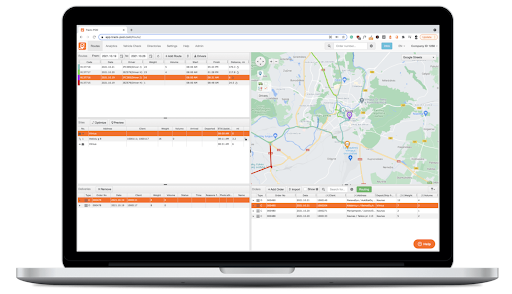 Route tracking software