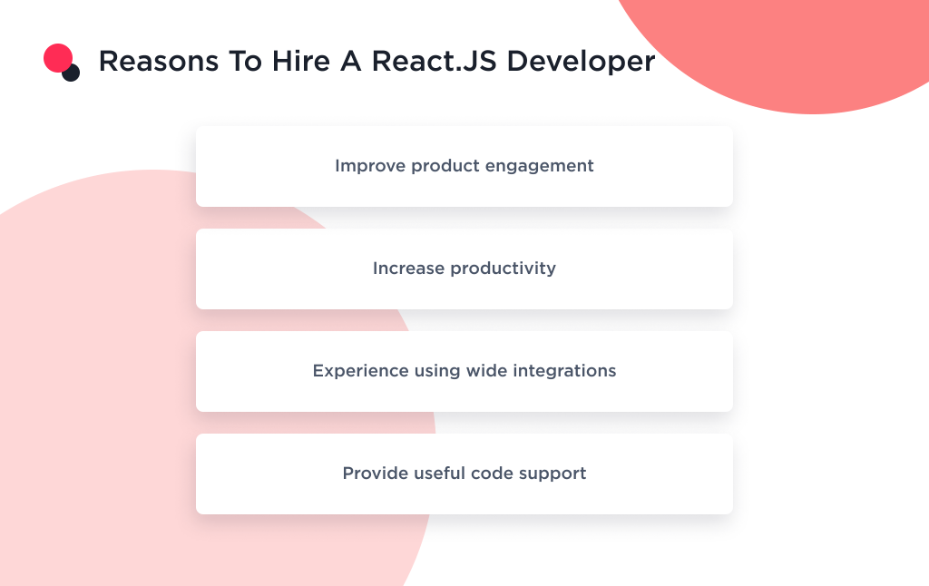The reasons to hire a ReactJS developer