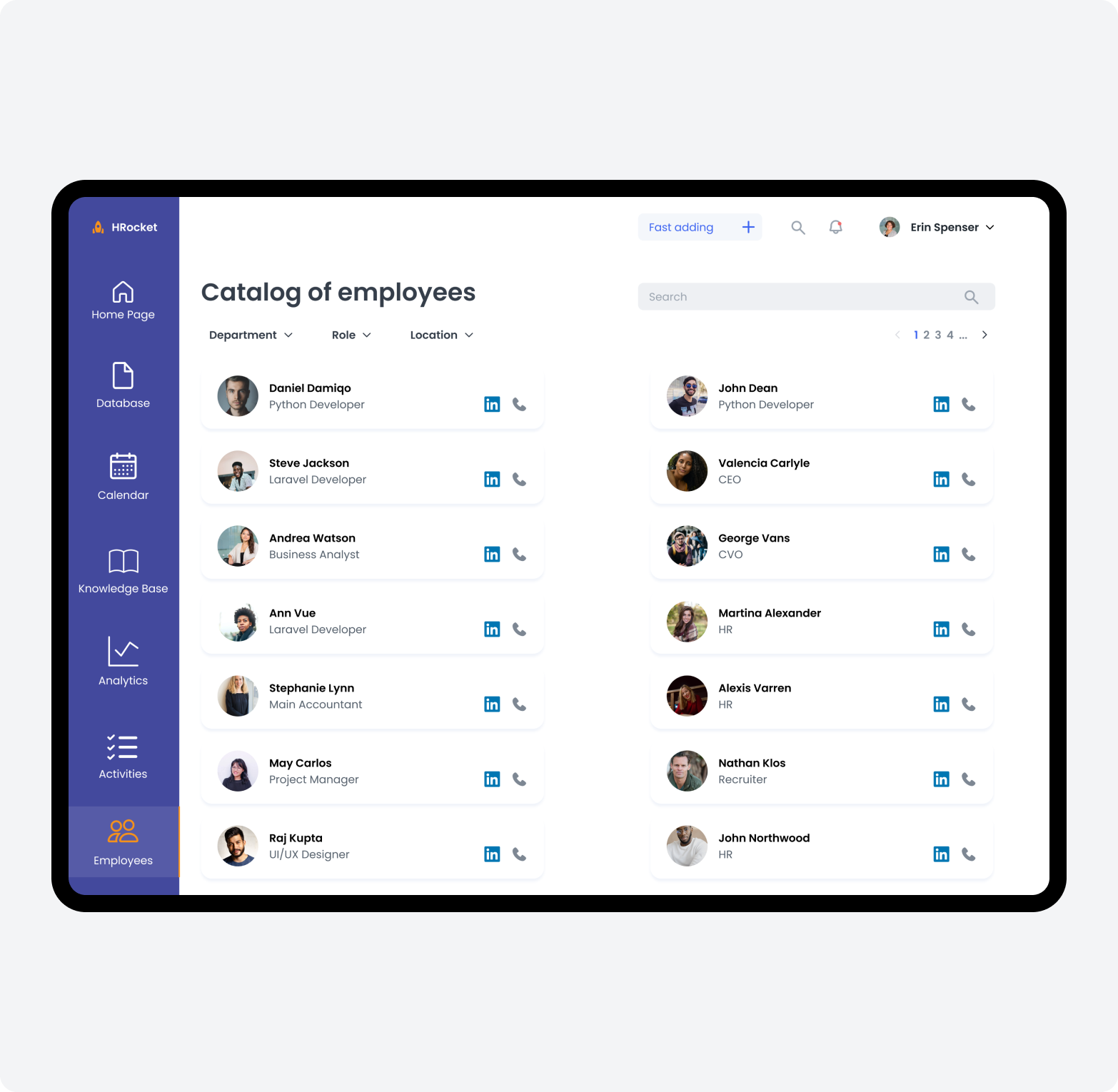 HRocket: Key Design Features & Functionalities