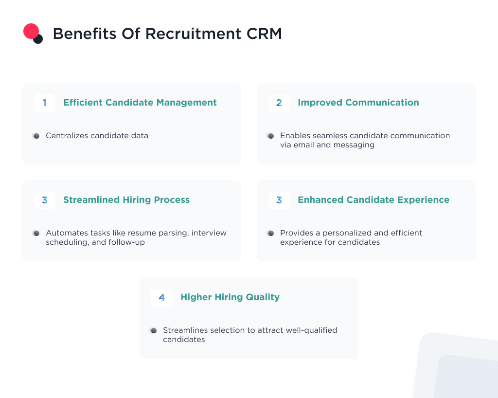 The benefits of recruiting crm