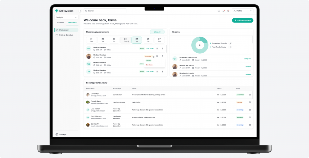 Core Functionalities We Designed for Different Roles: